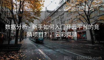 数据分析 - 新手如何入门开云平台的竞猜项目？，云彩竞猜