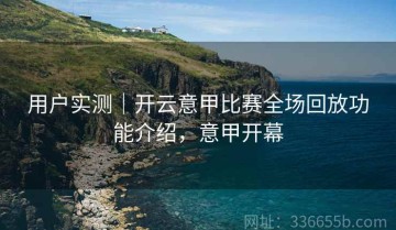用户实测｜开云意甲比赛全场回放功能介绍，意甲开幕