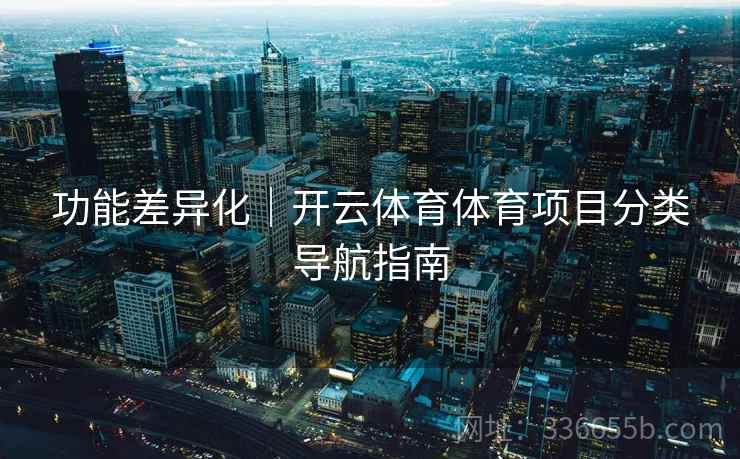 功能差异化｜开云体育体育项目分类导航指南