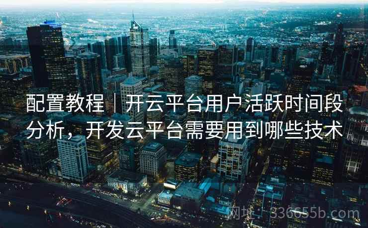 配置教程｜开云平台用户活跃时间段分析，开发云平台需要用到哪些技术