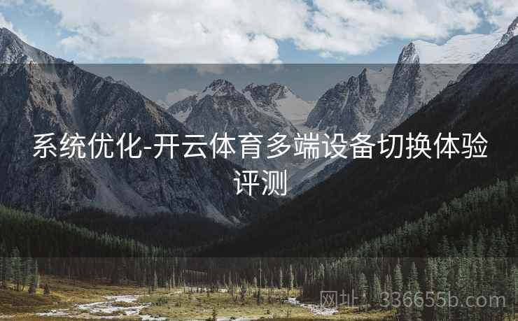 系统优化-开云体育多端设备切换体验评测